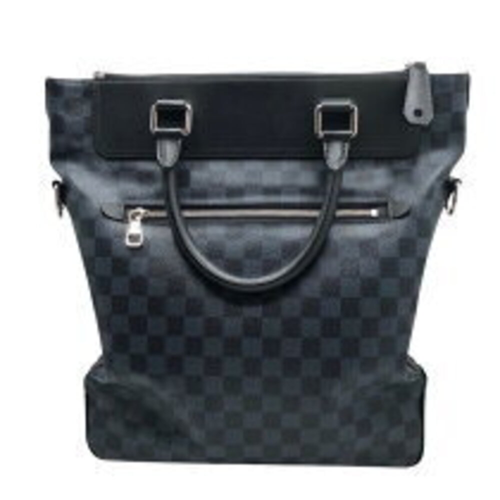 Louis Vuitton Bag Canvas Blue Shoulder Greenwich Cobalt Damier